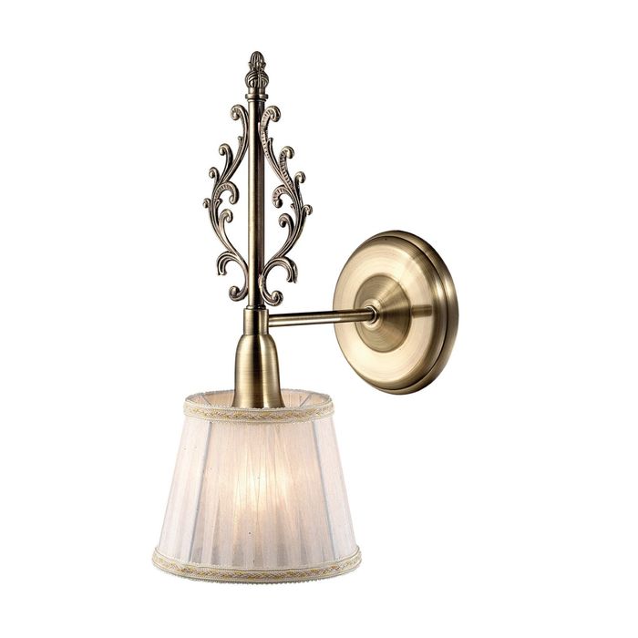 Бра 1191-1W "Idilia" 1xE14 60W античная бронза 16x20x35 см