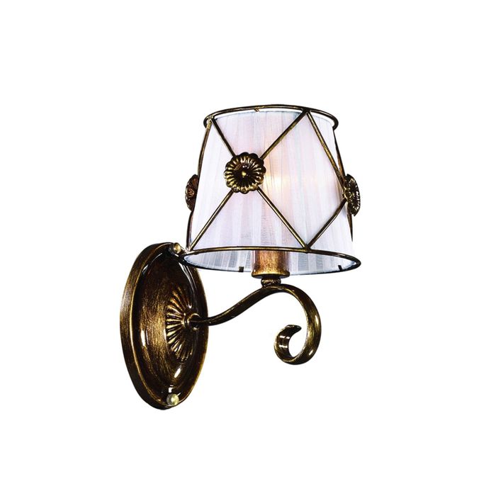 Бра 1125-1W "Lira" 2xE14 40W  коричневый 15x23x25 см