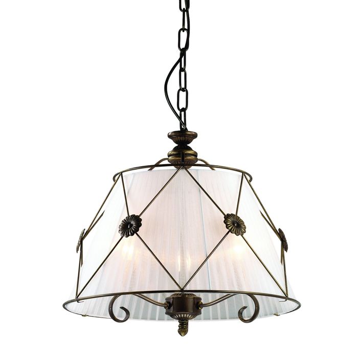 Светильник "Lira" 3x40Вт Е14 коричневый 50x50x43см