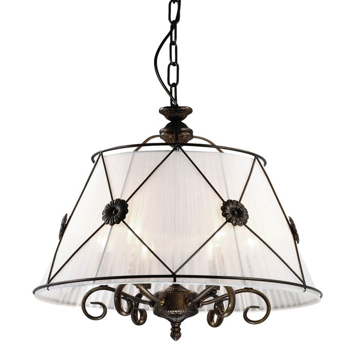 Светильник "Lira" 6x40Вт Е14  коричневый 60x60x465см