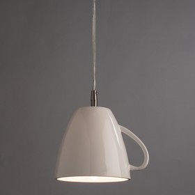 

Люстра подвес Caffetteria 1x40W E14, белый 15x19x18 см