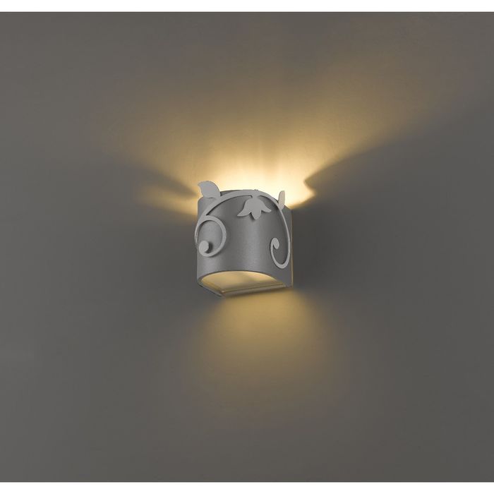 Бра "Florina" 1x40W G9 серебро 9x9x9 см