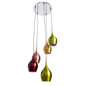 

Люстра подвес "Vibrant" 5x40W E14 многоцветный 31x31x30 см