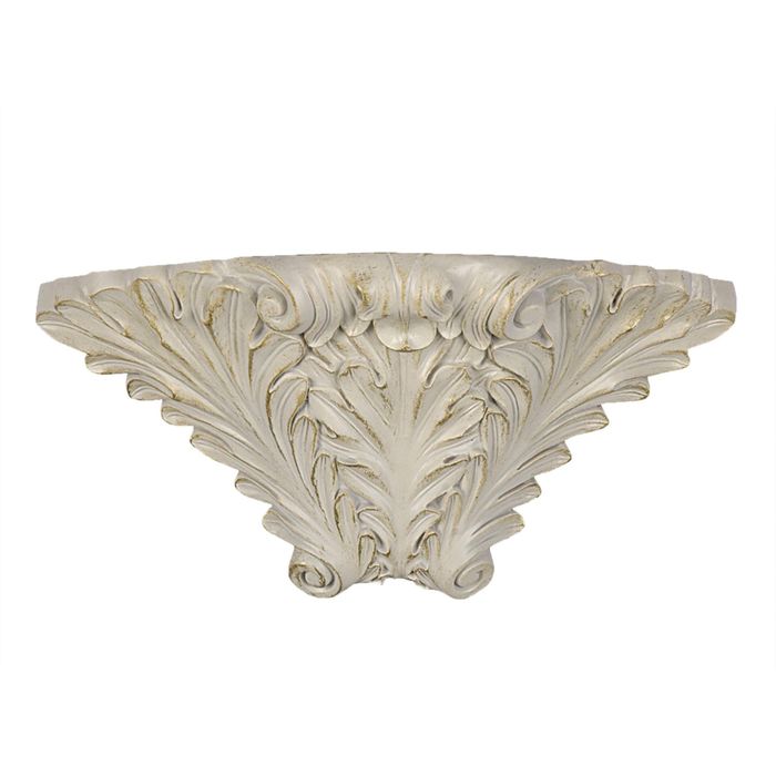 Бра 1324-1W "Cornisa" 1xE14 40W слоновая кость 13x34x12 см