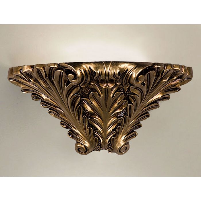 Бра 1325-1W "Cornisa" 1xE14 40W золото 13x34x12 см