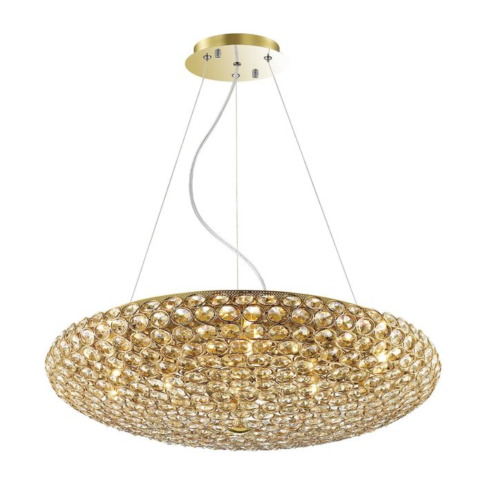 Люстра 1691-12P "Sunshine" 12xG9 40W  золото 65x65x120 см