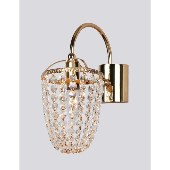 Бра "Caramel" 1x40W E14 золото 12x22x28 см