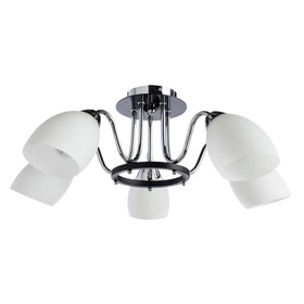 

Люстра A7144PL-5BK "Fiorentino" 5x40W E14 61x61x22 см
