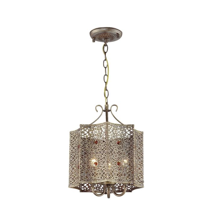 Светильник "Bazar" 3xE14 40Вт золотисто-коричневый 288x288x45см