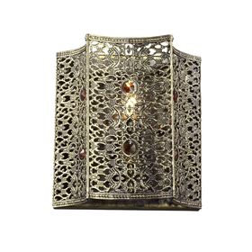 Бра 1624-1W Bazar 1xE14, 40W золотисто-коричневый 20,5x12,5x21,5 см Ош