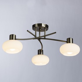 

Люстра A7556PL-3AB Latona 3x40W E14, 56x56x20 см