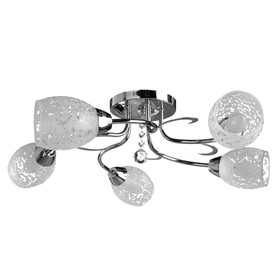 

Люстра A6055PL-5CC "Daniella" 5x60W E14 63x63x14 см
