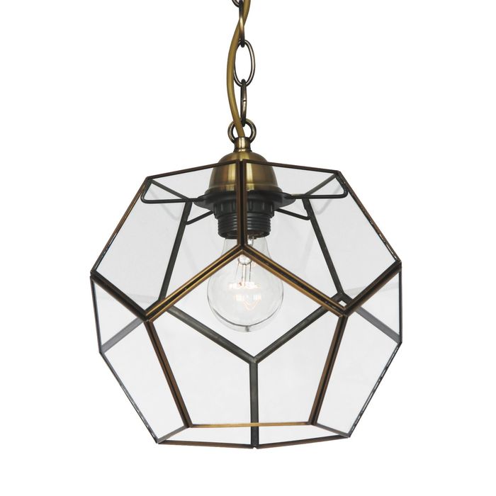 Светильник "Liada" 1xE27 60Вт бронза 25x25x20см