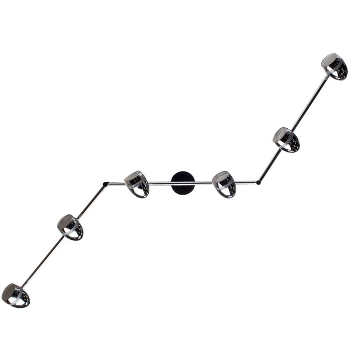 Спот "Bombo" 6x3W LED хром 18x150x9 см