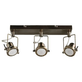 

Спот "Costruttore" 3x50W GU10 бронза 15x40x8 см