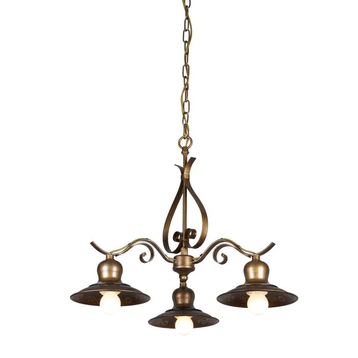 Люстра 1213-3P "Magrib" 3xE27 60W золото 50x50x42 см