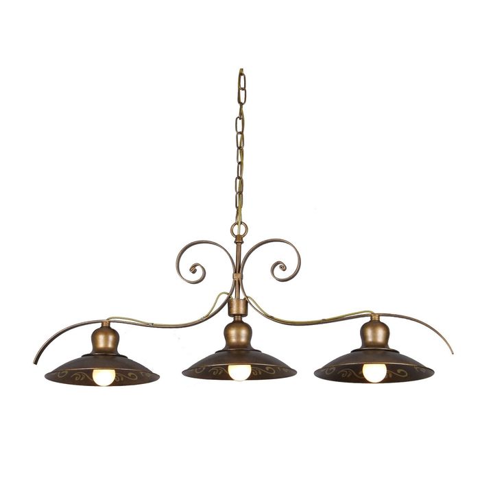 Люстра 1213-3P1 "Magrib" 3xE27 60W золото 22,5x84x31 см