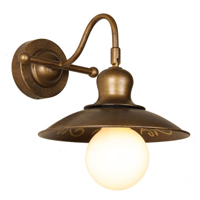 Бра 1214-1W "Magrib" 1xE27 60W золото 22,5x28x17 см