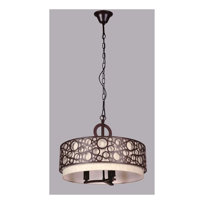 Люстра 1146-3P "Bungalou" 3xE14 40W коричневый 47x47x40,5 см