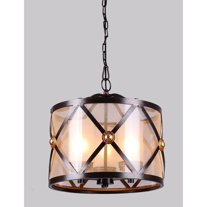 Светильник 1145-3P "Capella" 3xE27 40Вт коричневый 50x50x41см