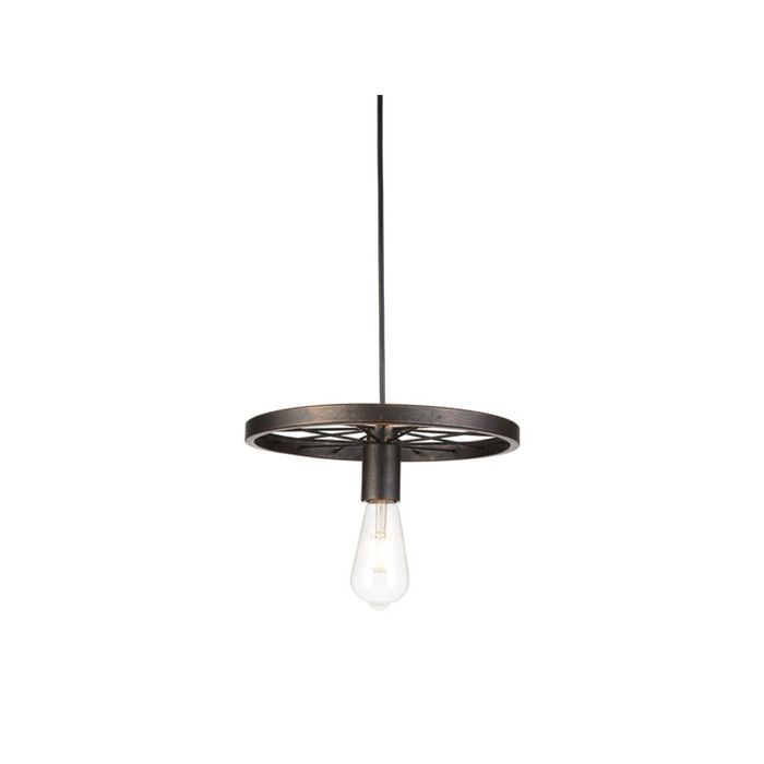 Люстра подвес "Fahrrad" 1xE27 60W коричневый 30x30x10,5 см