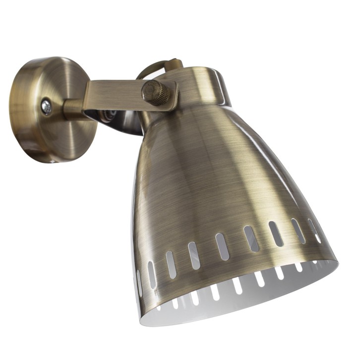 Спот "Luned" 1x60W E27 бронза 12x23x17 см