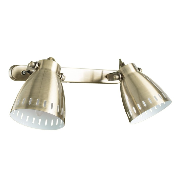 Спот "Luned" 2x60W E27 бронза 20x42x17 см