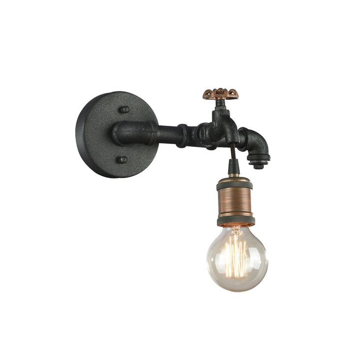 Бра 1581-1W "Faucet" 1xE27 60W черн./бронз. 29x17x19 см
