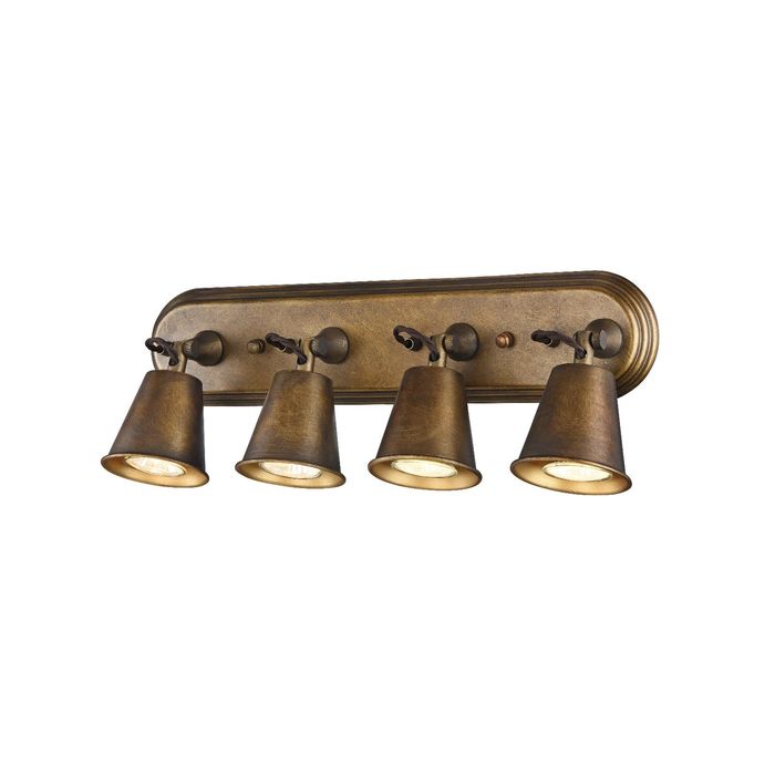 Бра "Glocke" 4x35W GU10 античная бронза 8,5x57,5x15,7 см