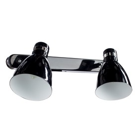 

Спот "Mercoled" 2x60W E27 черный 17x38x15 см