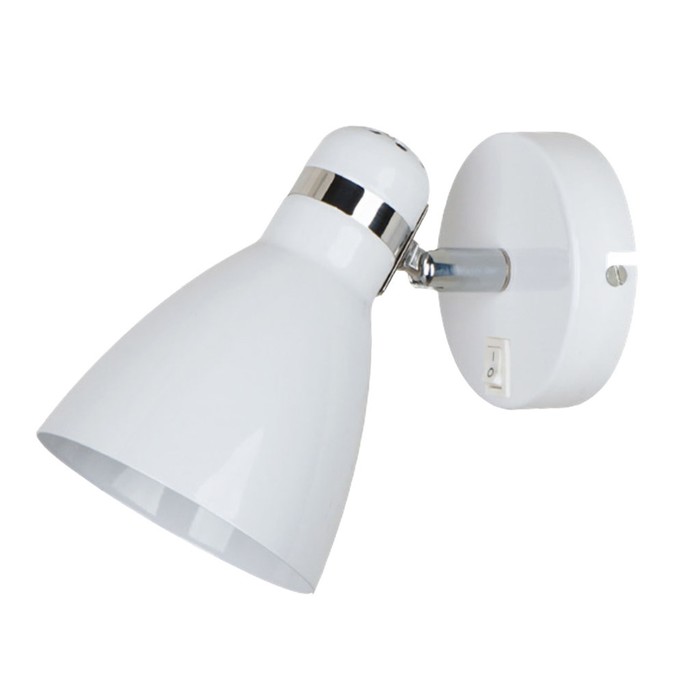 

Спот Mercoled 1x60W E27, белый 11x21x15 см