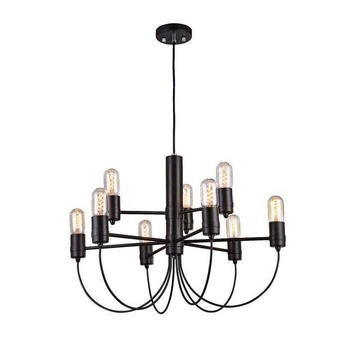 Люстра 1522-9P "Nano" 9xE27 60W коричневый 63x63x45 см