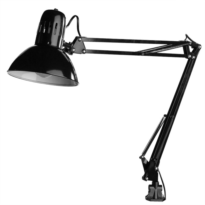 фото Настольная лампа "senior" 1x40w e27 черный 17x17x85 см arte lamp