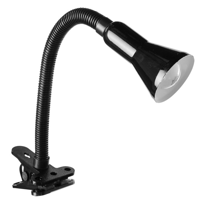 цена Настольная лампа Cord 1x40W E14, чёрный 7x11x42 см