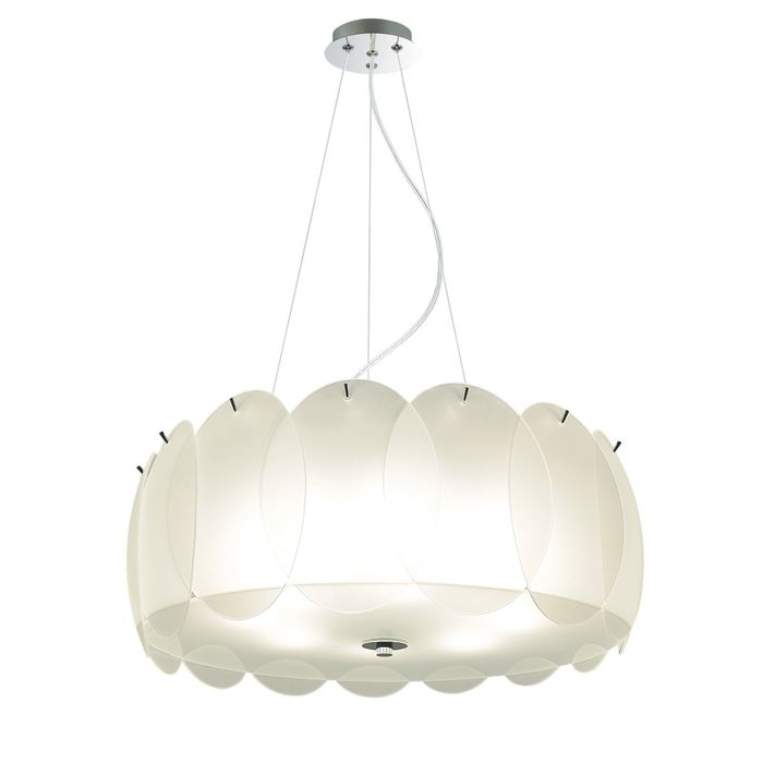 Люстра 1685-8P "Sausers" 8xE27 60W хром 55x55x28 см