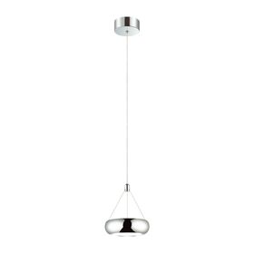 

Люстра подвес 1700-1P "Teller" 1xLED 6W, 4000K хром 16x16x117 см