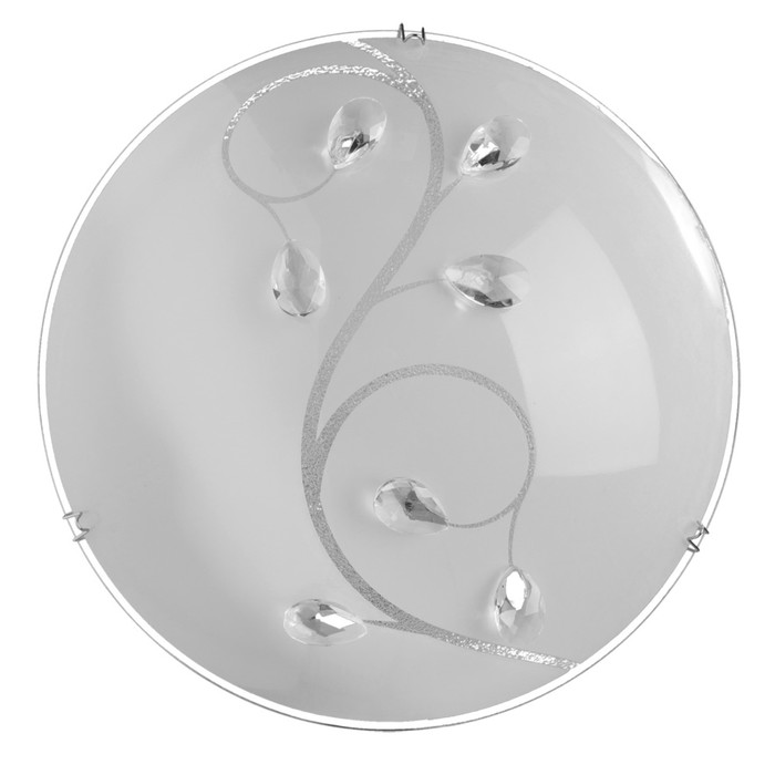 Светильник "Jasmine" 1x60W E27 хром 25x25x9 см