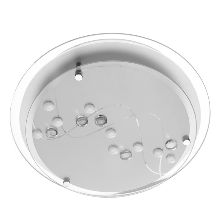 Светильник "Belle" 2x60W E27 хром 32x32x9 см