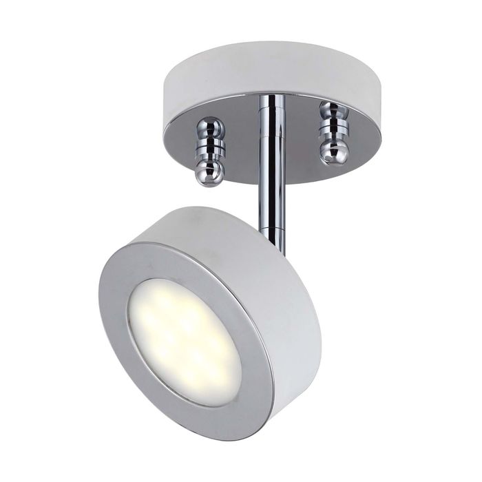 Бра "Lustige" 1x5W LED белый, хром 10x10x15 см