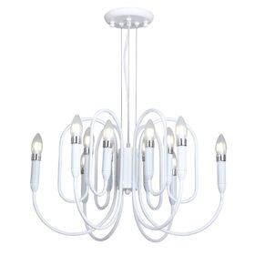 

Люстра 1675-12P Drolling 12xE14, 40W белый 60x60x37 см