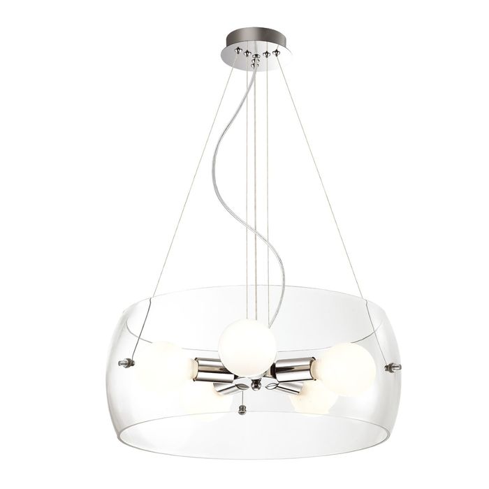 Люстра 1693-5P "Tropfen " 5xE27 60W хром 50x50x40 см