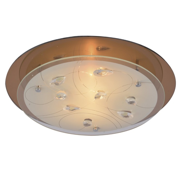 Светильник "Tiana" 2x60W E27 хром 34x34x9 см