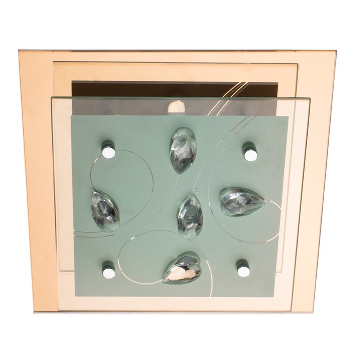 Светильник "Tiana" 1x60W E27 хром 24x24x9 см