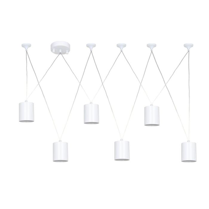 Люстра подвес "Actuel" 6xGU10 LED 5W белый 50x50x100 см