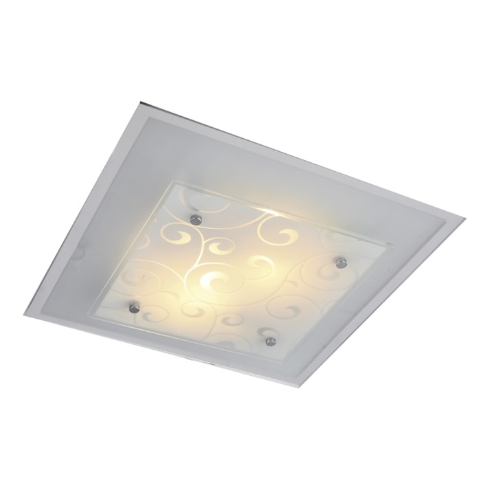 Светильник "Ariel" 2x60W E27 хром 34x34x8 см