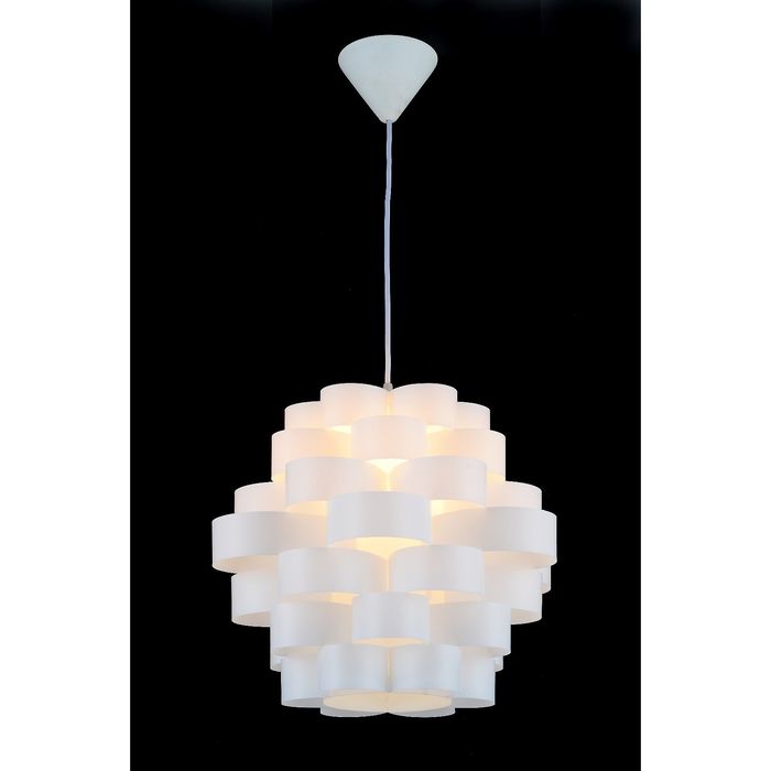 Люстра 1588-1P "Heller" 1xE27 40W белый 43x43x40 см