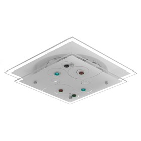 

Светильник "Esmeralda" 2x60W E27 хром 32x32x9 см