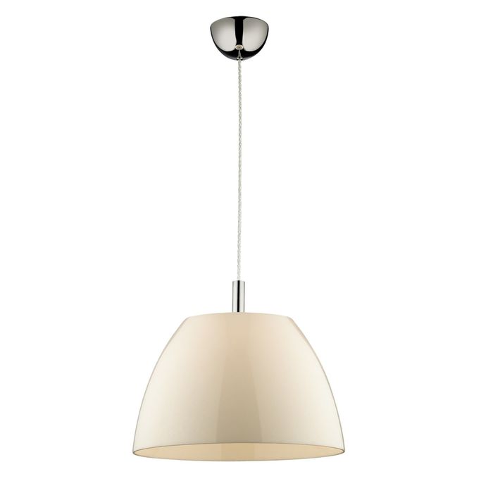 Подвес 1380-1P "Dina" 1xE27 40W  белый 35x35x25 см