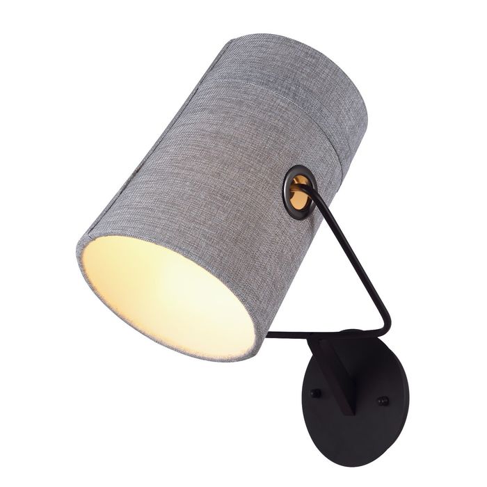 Бра 1246-1W "Studio" 1xE14 25W серый 18x26x40 см