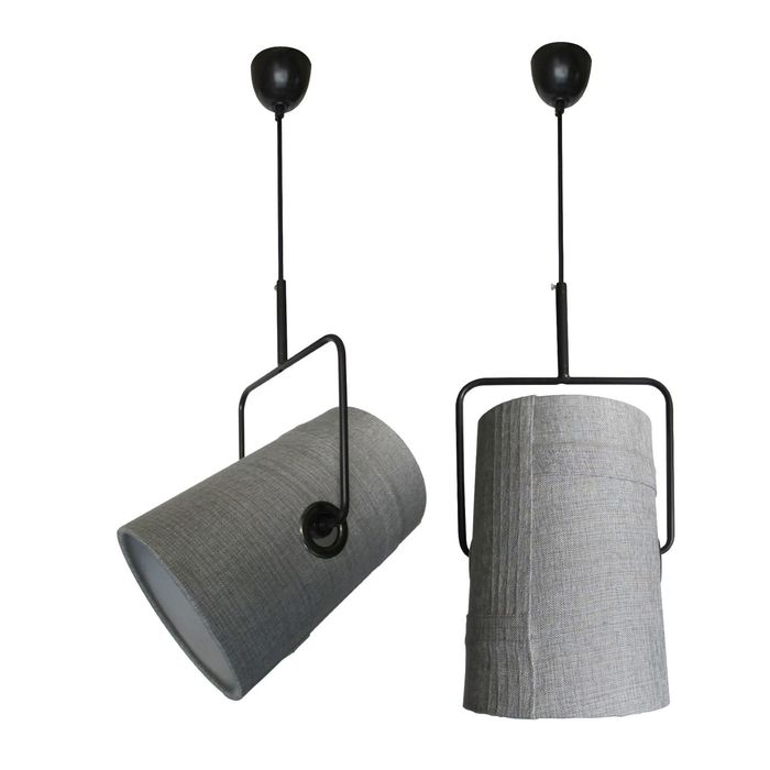 Люстра подвес "Studio" 1xE14 25W серый 21,5x21,5x40 см